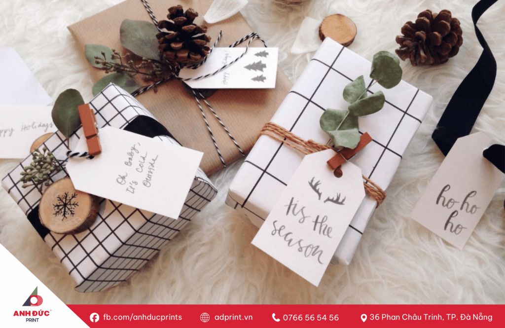 in giấy gói quà theo yêu cầu