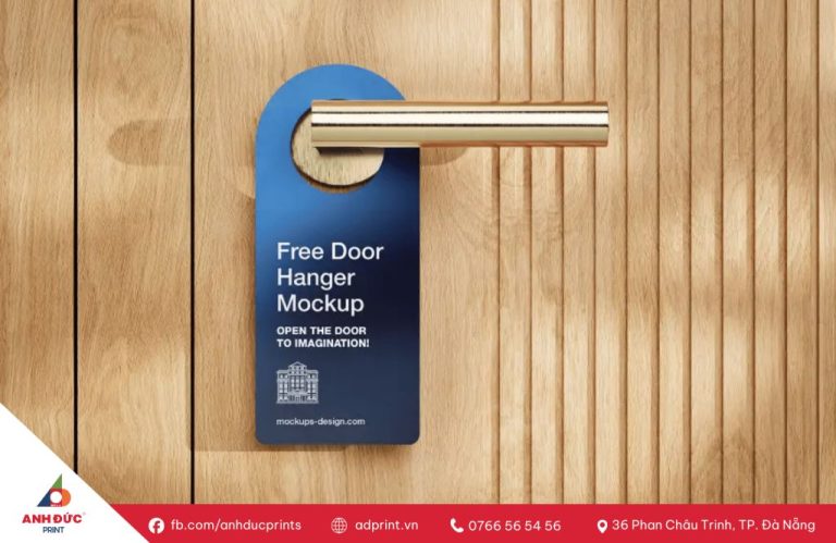 in thẻ treo cửa khách sạn