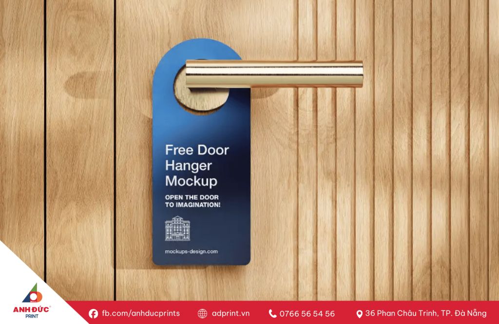 in thẻ treo cửa khách sạn
