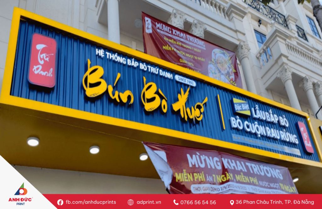 in bảng quảng cáo nhà hàng đà nẵng