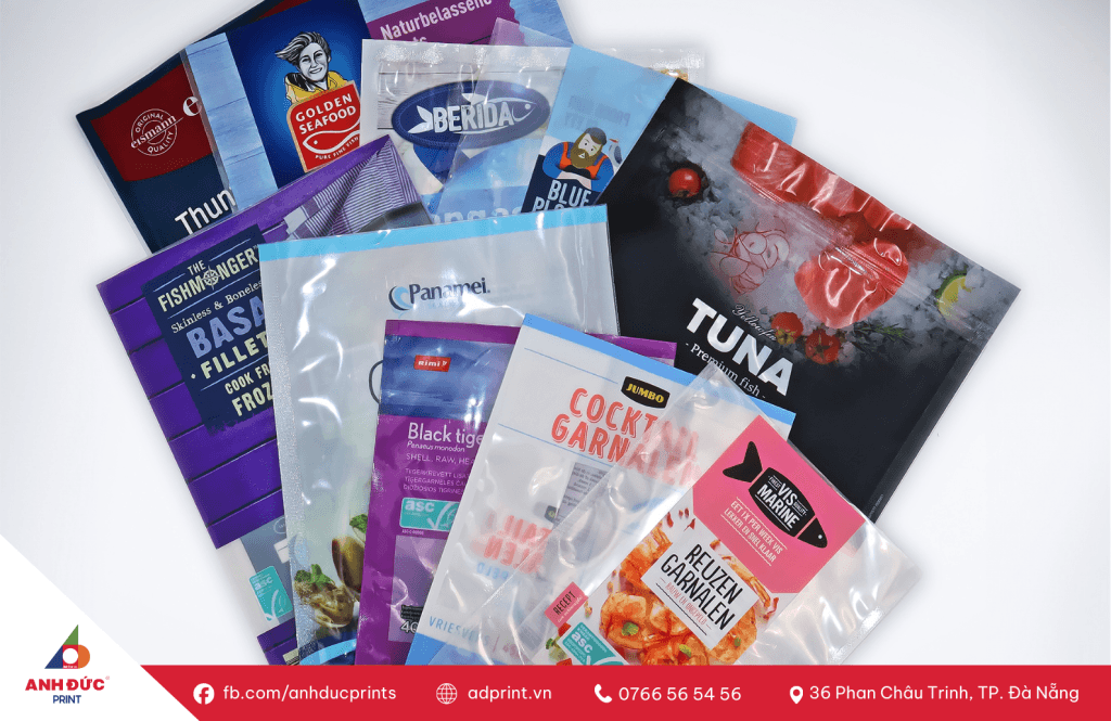 In Bao Bì Thủy Sản Đông Lạnh