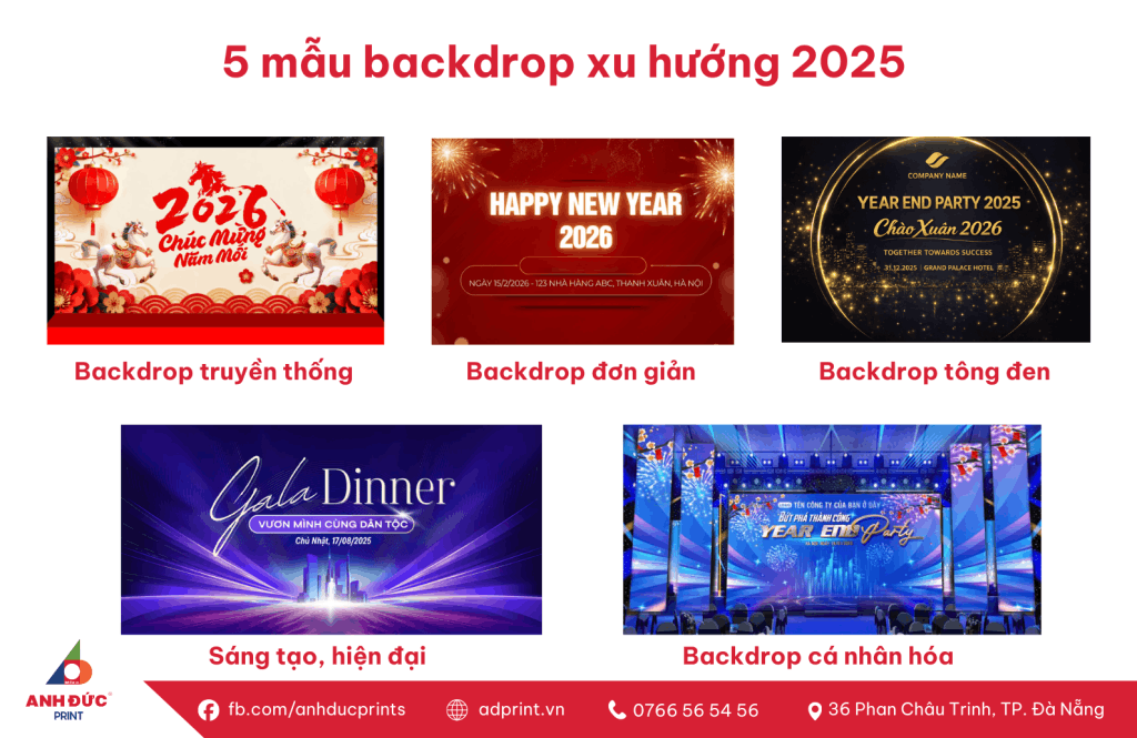 5 mẫu backdrop xu hướng 2025