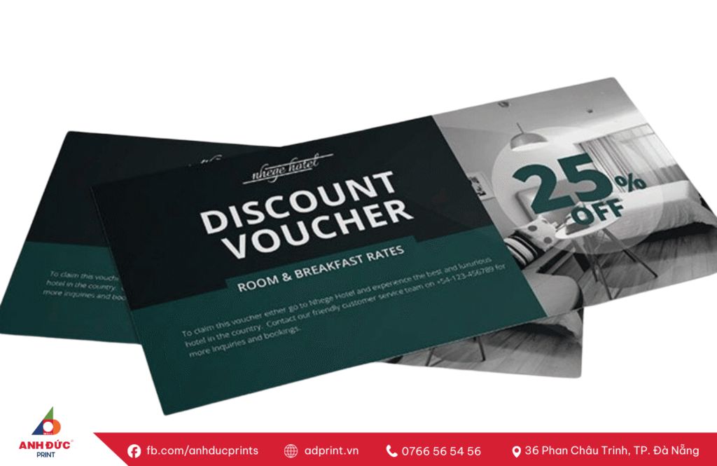 in voucher giảm giá