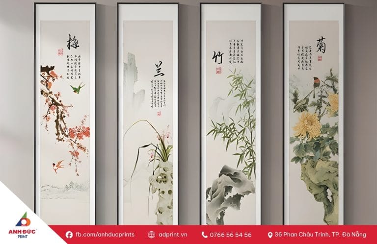 Tranh Tứ Quý hợp mệnh gì