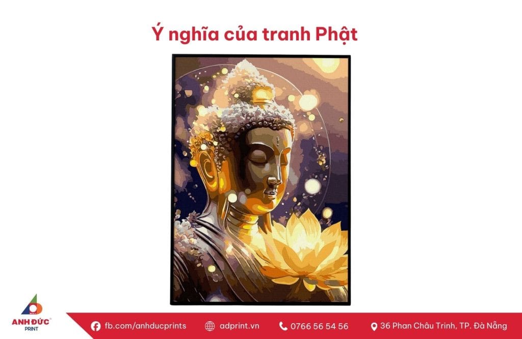 in tranh Phật
