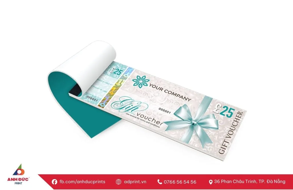 In voucher và vé mời sự kiện