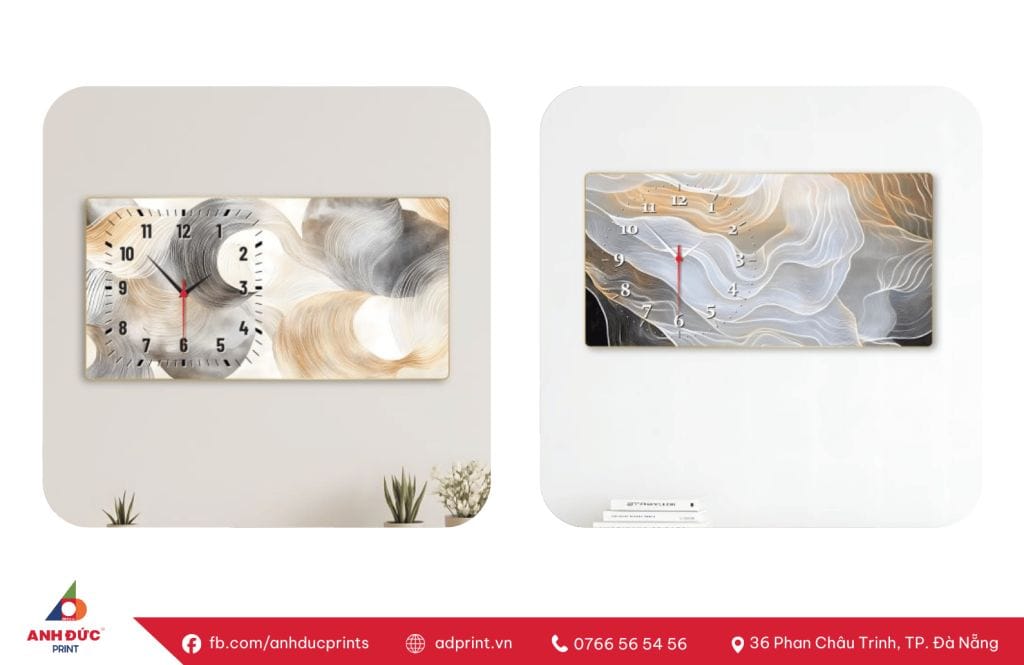 tranh đồng hồ treo tường đẹp