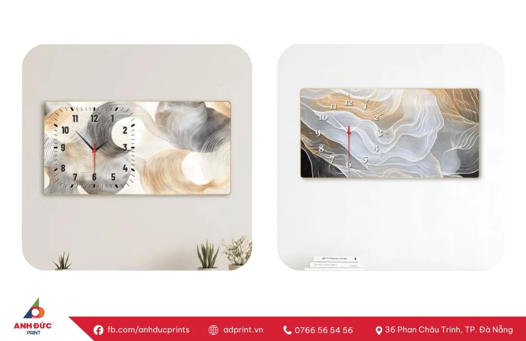 tranh đồng hồ treo tường đẹp