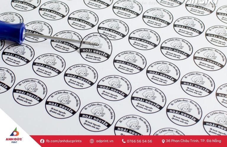 In tem decal trong suốt